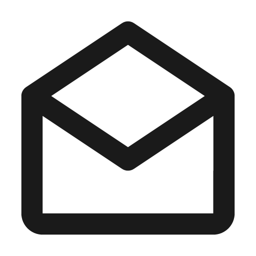 Envelope open icon, solid style, from BoxIcons v2