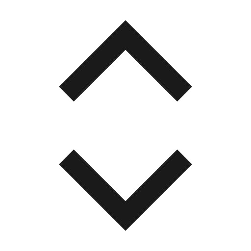 Expand vertical icon, solid style, from BoxIcons v2