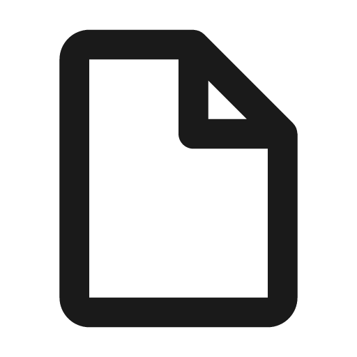 File blank icon, solid style, from BoxIcons v2