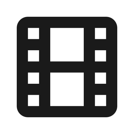 Film icon, solid style, from BoxIcons v2