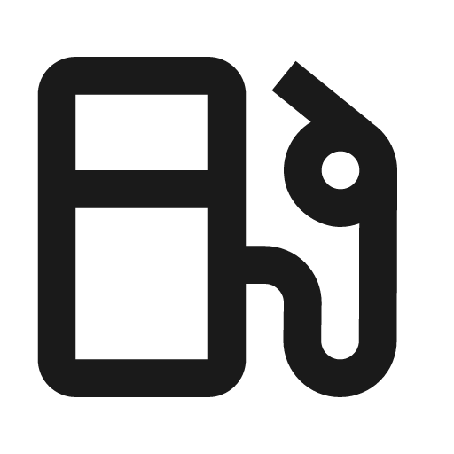 Gas pump icon, solid style, from BoxIcons v2