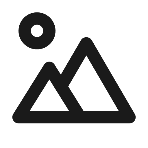 Landscape icon, solid style, from BoxIcons v2