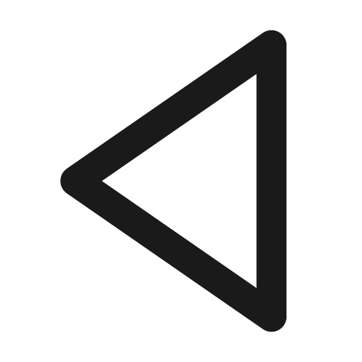 Left arrow icon, solid style, from BoxIcons v2
