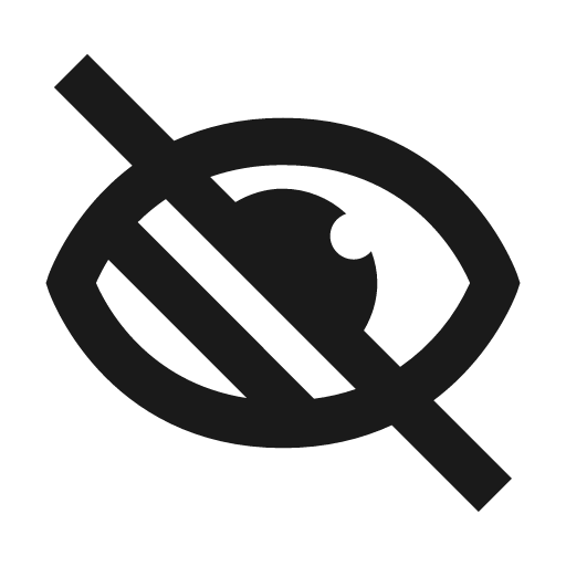 Low vision icon, solid style, from BoxIcons v2