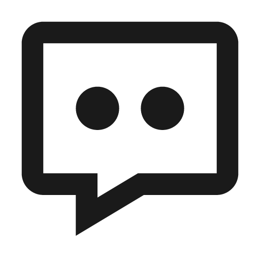 Message dots icon, solid style, from BoxIcons v2