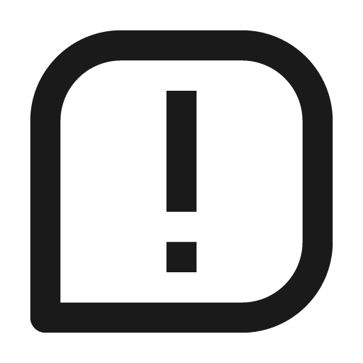 Message square error icon, solid style, from BoxIcons v2