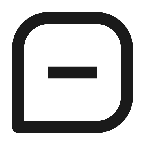 Message square minus icon, solid style, from BoxIcons v2