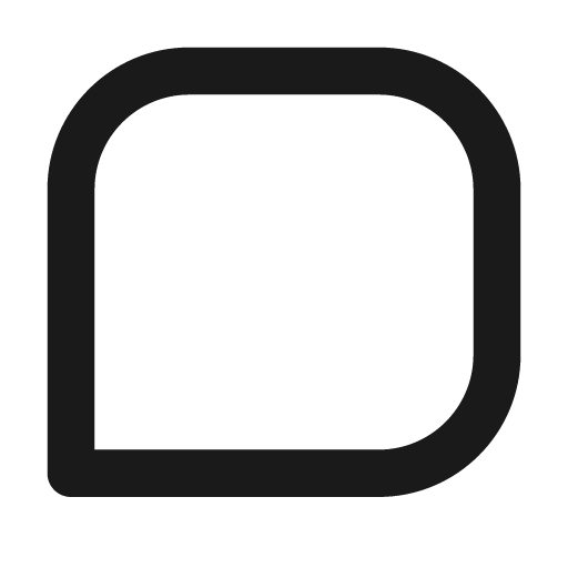 Message square icon, solid style, from BoxIcons v2