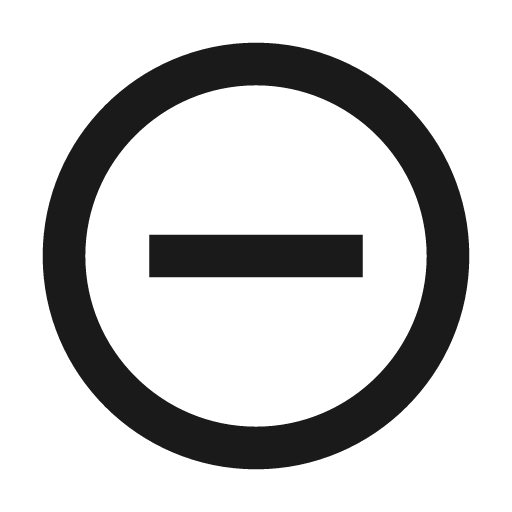Minus circle icon, solid style, from BoxIcons v2