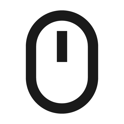 Mouse icon, solid style, from BoxIcons v2