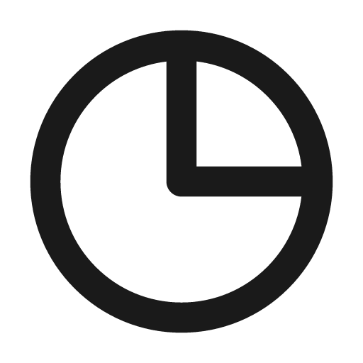 Pie chart alt icon, solid style, from BoxIcons v2