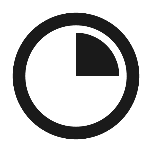 Pie chart icon, solid style, from BoxIcons v2