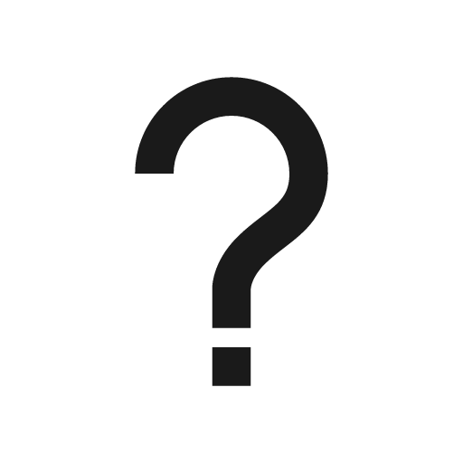 Question mark icon, solid style, from BoxIcons v2