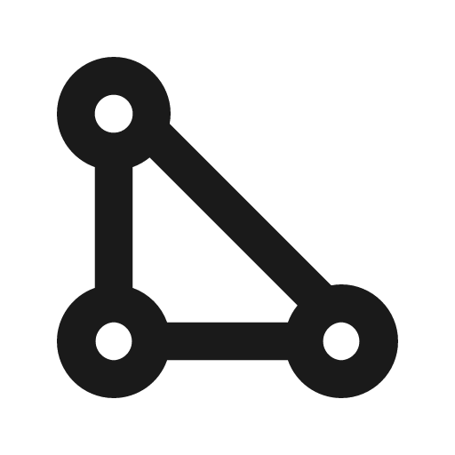 Shape triangle icon, solid style, from BoxIcons v2