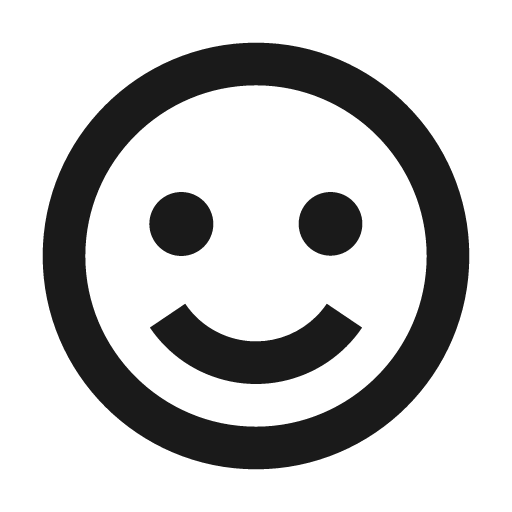 Smile icon, solid style, from BoxIcons v2