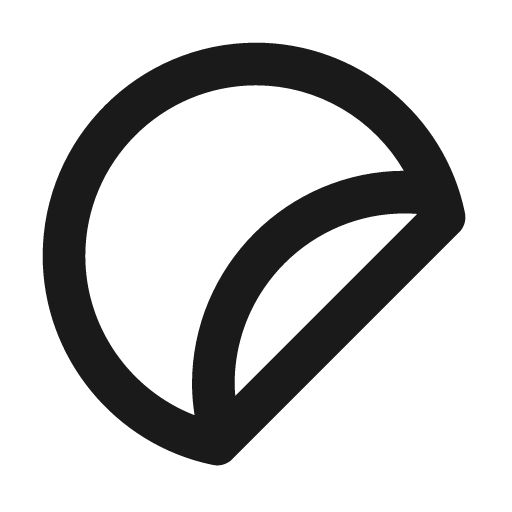 Sticker icon, solid style, from BoxIcons v2