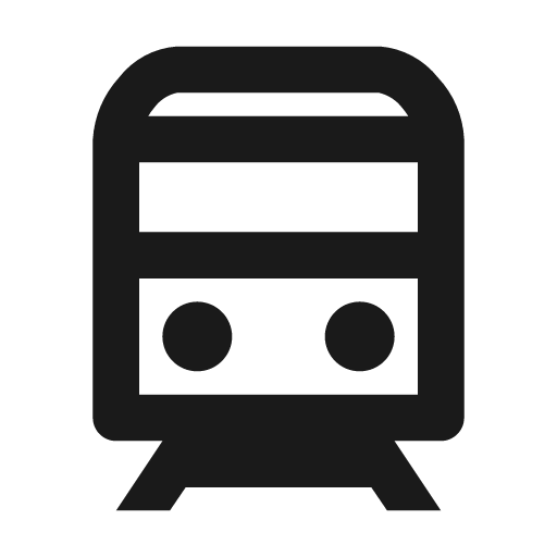 Train icon, solid style, from BoxIcons v2