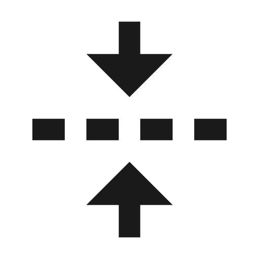 Vertical center icon, solid style, from BoxIcons v2