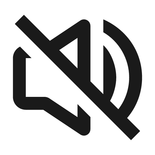 Volume mute icon, solid style, from BoxIcons v2