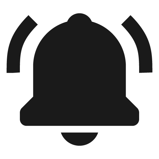 Bell ring icon, solid style, from BoxIcons v2 Solid