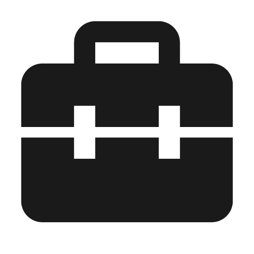 Briefcase alt 2 icon, solid style, from BoxIcons v2 Solid