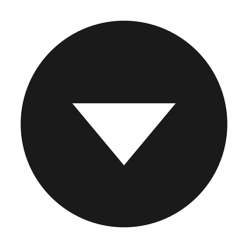 Caret down circle icon, solid style, from BoxIcons v2 Solid