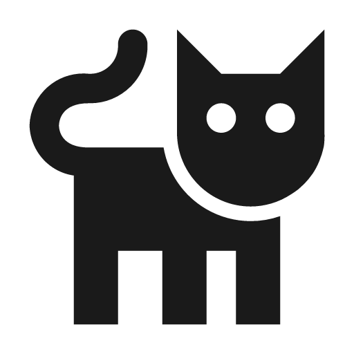 Cat icon, solid style, from BoxIcons v2 Solid