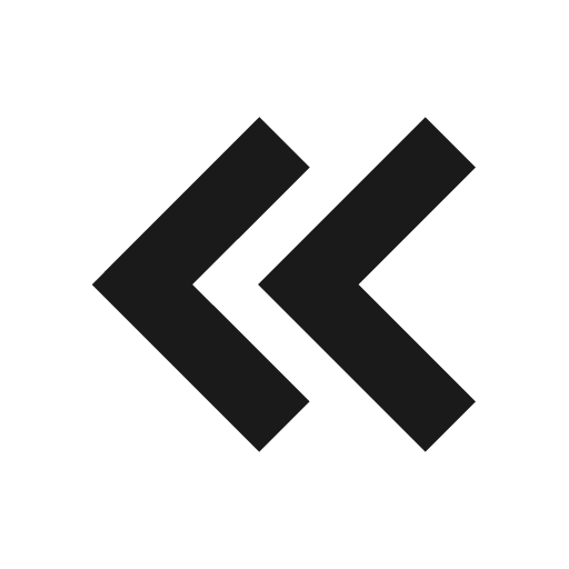 Chevrons left icon, solid style, from BoxIcons v2 Solid
