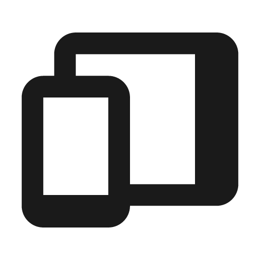 Devices icon, solid style, from BoxIcons v2 Solid