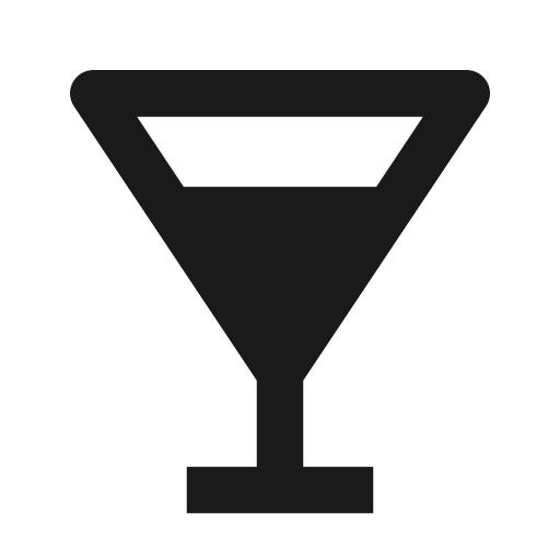 Drink icon, solid style, from BoxIcons v2 Solid