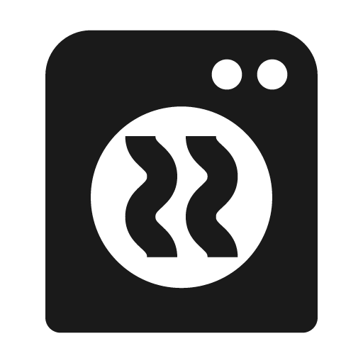 Dryer icon, solid style, from BoxIcons v2 Solid