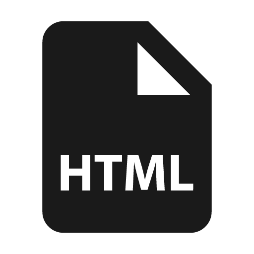 File html icon, solid style, from BoxIcons v2 Solid