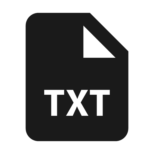 File txt icon, solid style, from BoxIcons v2 Solid