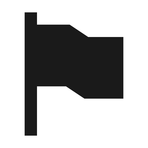 Flag alt icon, solid style, from BoxIcons v2 Solid