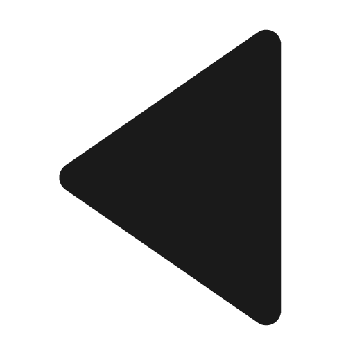 Left arrow icon, solid style, from BoxIcons v2 Solid