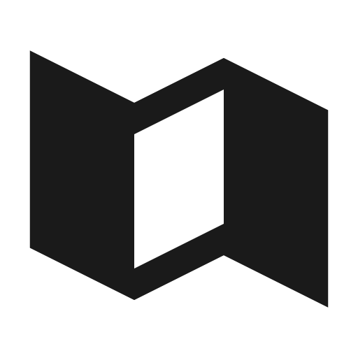 Map alt icon, solid style, from BoxIcons v2 Solid