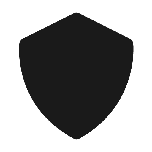 Shield icon, solid style, from BoxIcons v2 Solid