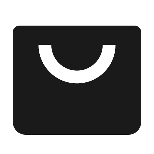 Shopping bag alt icon, solid style, from BoxIcons v2 Solid