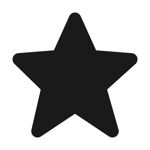 Star icon, solid style, from BoxIcons v2 Solid