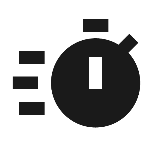 Timer icon, solid style, from BoxIcons v2 Solid