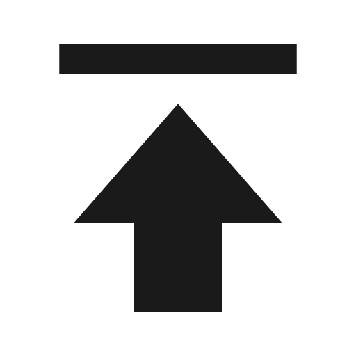 To top icon, solid style, from BoxIcons v2 Solid