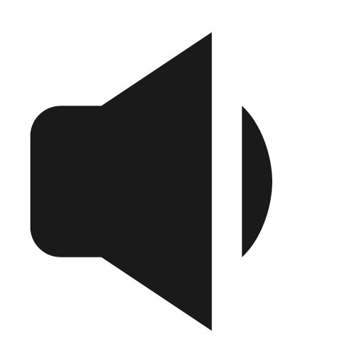 Volume low icon, solid style, from BoxIcons v2 Solid