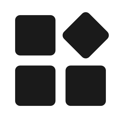 Widget icon, solid style, from BoxIcons v2 Solid