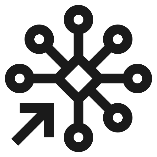 Ai agent detached icon, solid style, from Carbon