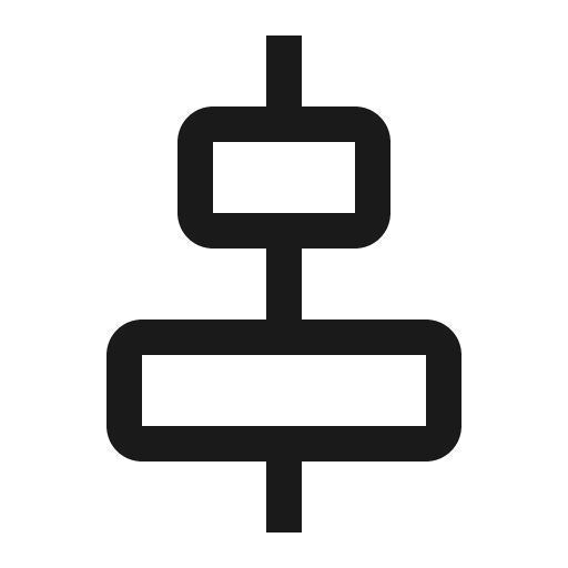 Align horizontal center icon, solid style, from Carbon