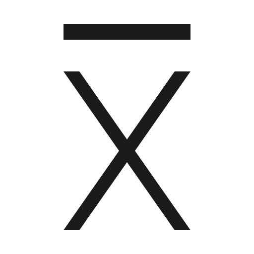 Arithmetic mean icon, solid style, from Carbon