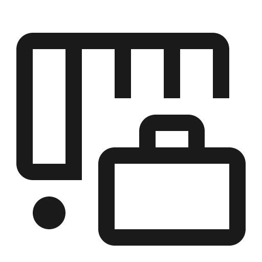 Baggage claim icon, solid style, from Carbon
