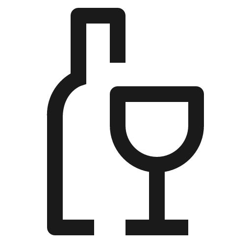 Bar icon, solid style, from Carbon