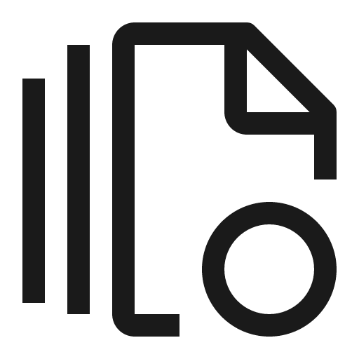 Base document set icon, solid style, from Carbon