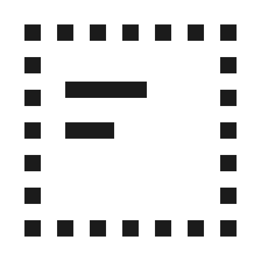 Border none icon, solid style, from Carbon